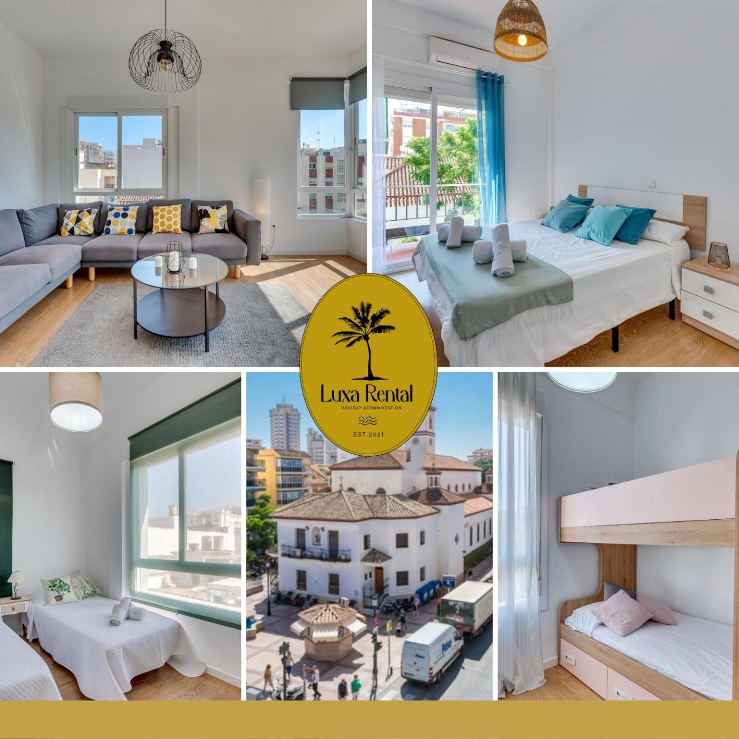 Lxr Vistahermossa 3Bdr. Apt Next To Sea Фуэнхирола Экстерьер фото